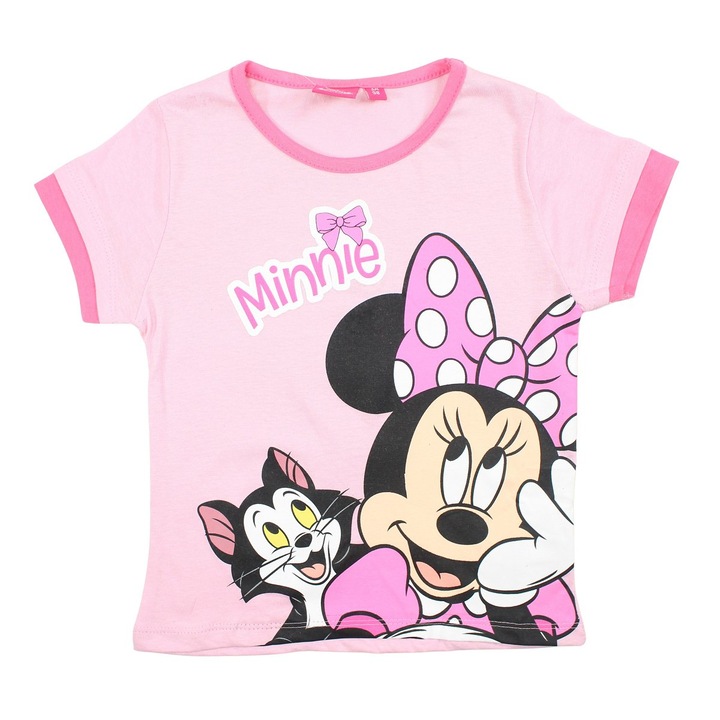 Gyerek póló, 100% pamut, tarka, Cat, Minnie Mouse, Disney, Többszínű