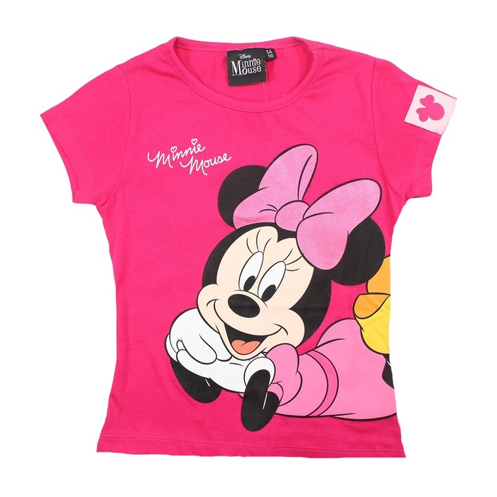 Gyerek póló, 100% pamut, tarka, Happy, Minnie Mouse, Többszínű