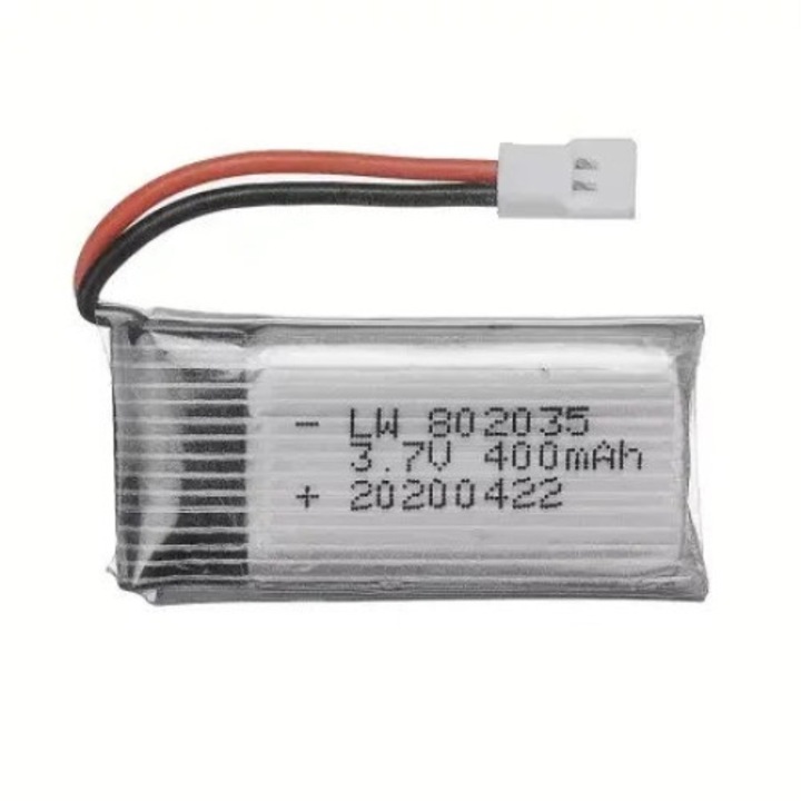LiPo батерия 3.7 V, 400 mA за Volantex Ranger 600, Mustang P51D, модел самолет Sport Cub