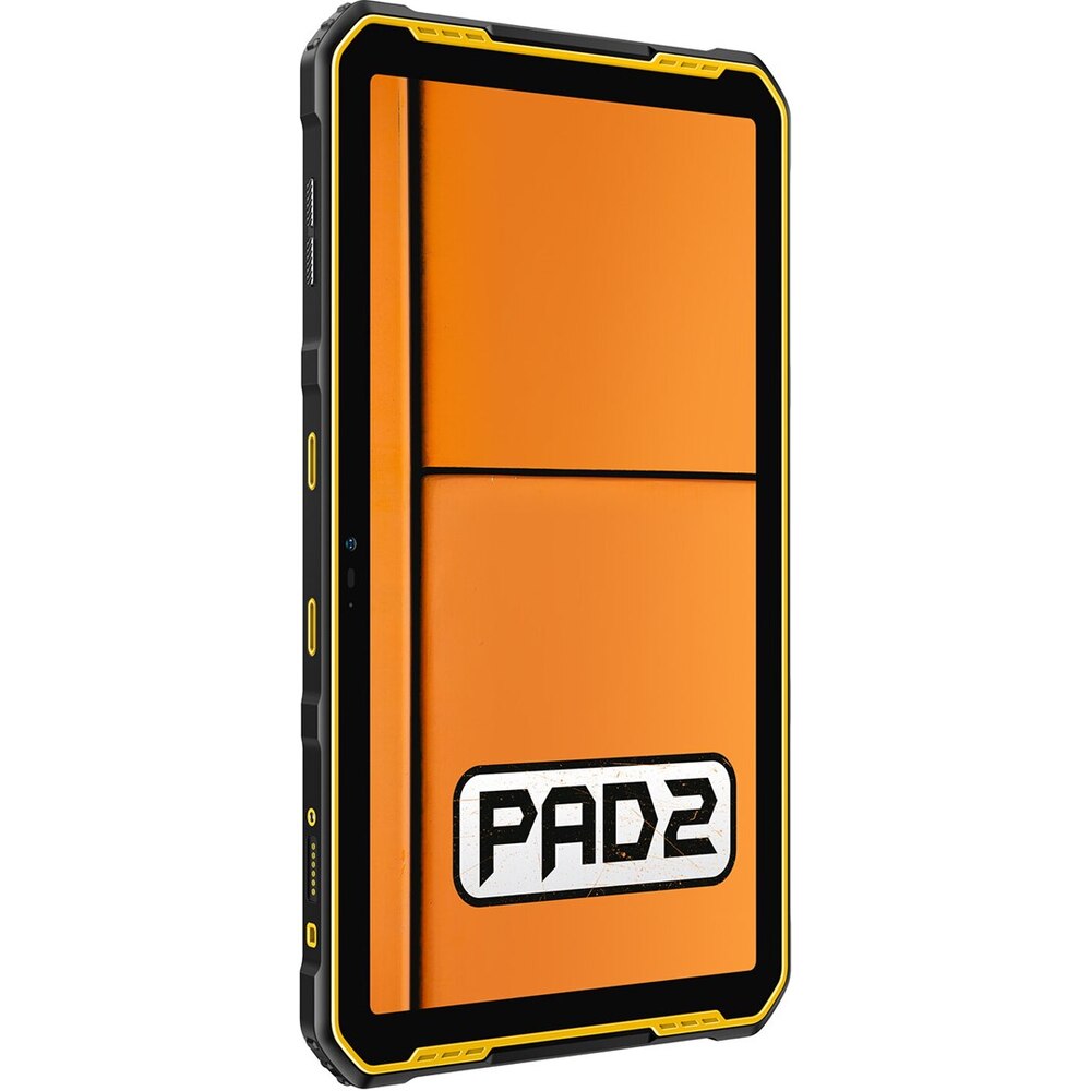 Tableta Ulefone Armor Pad 2, Procesor MediaTek Helio G99 Octa-Core, Ecran IPS 2K 11", 8GB RAM, 256GB Flash, 48MP+16MP, Bluetooth, 4G, Dual SIM, Android, Fara incarcator Negru/Galben