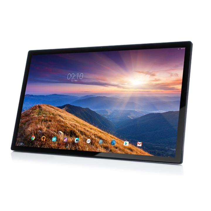Tableta Xoro MegaPAD 3204 V7, Procesor Hexa-Core 1.8GHz, Ecran 32" 81, 28 cm, 4GB RAM, 64GB Flash, 2MP, Bluetooth, Wi-Fi, Boxe 2x 5W, Android 13 Negru