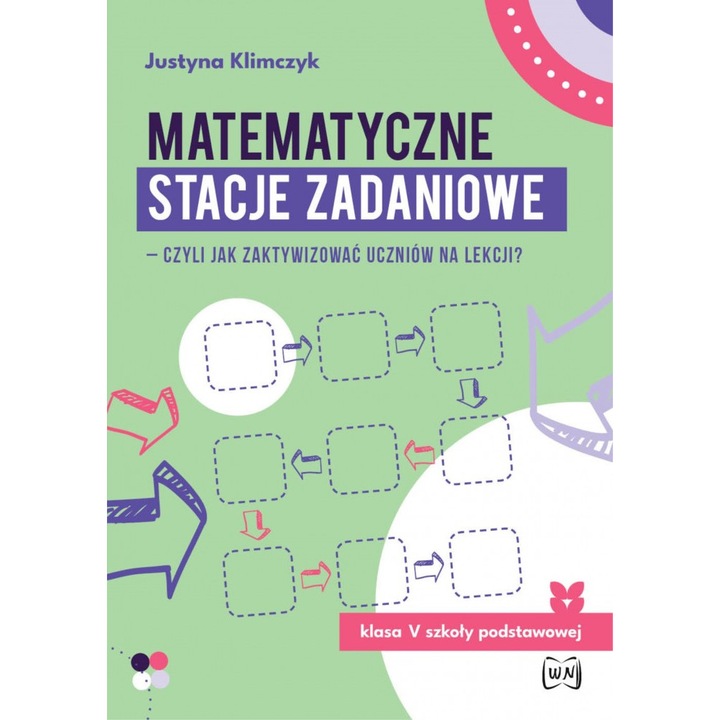 Matematyczne stacje zadaniowe klasa V, Justyna Klimczyk, NOWIK, 2024