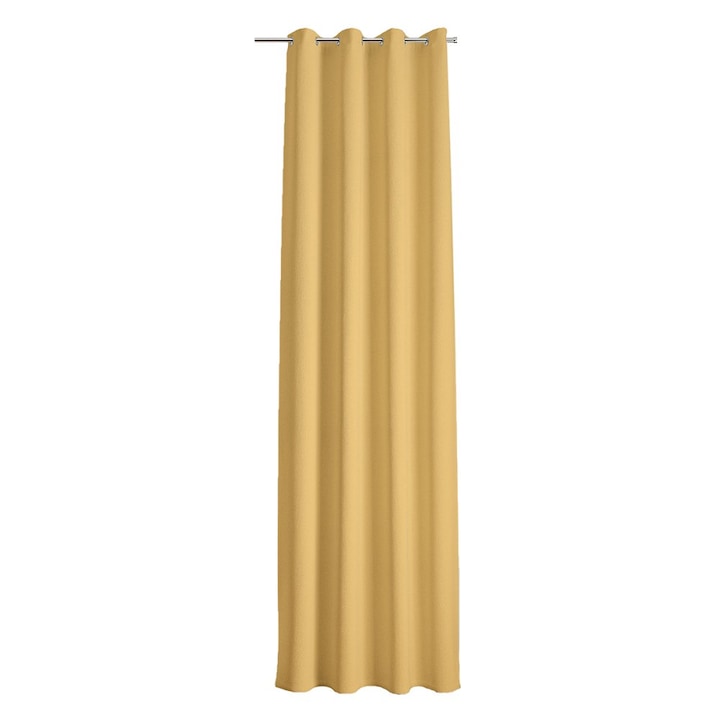 Domarex Dolce sötétítő függöny, 130x260cm, sárga, 210g/m2