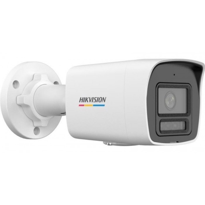 Камера за наблюдение HikVision 4 MP ColorVu with Smart Hybrid Light Fixed Bullet Network Camera DS-2CD1047G2H-LIU
