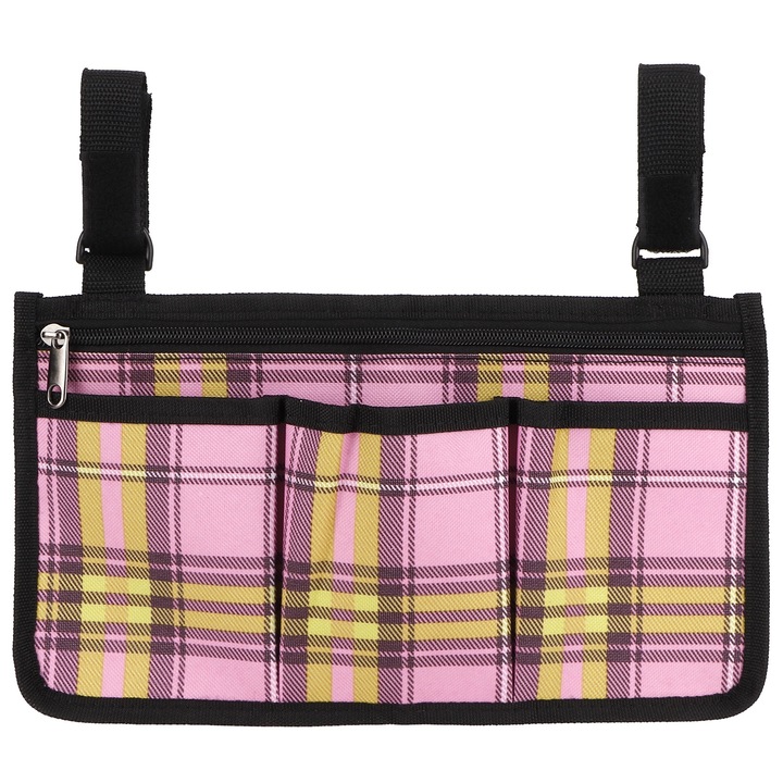 Geanta laterala pentru scaun cu rotile, multicolor, 32x17.5cm