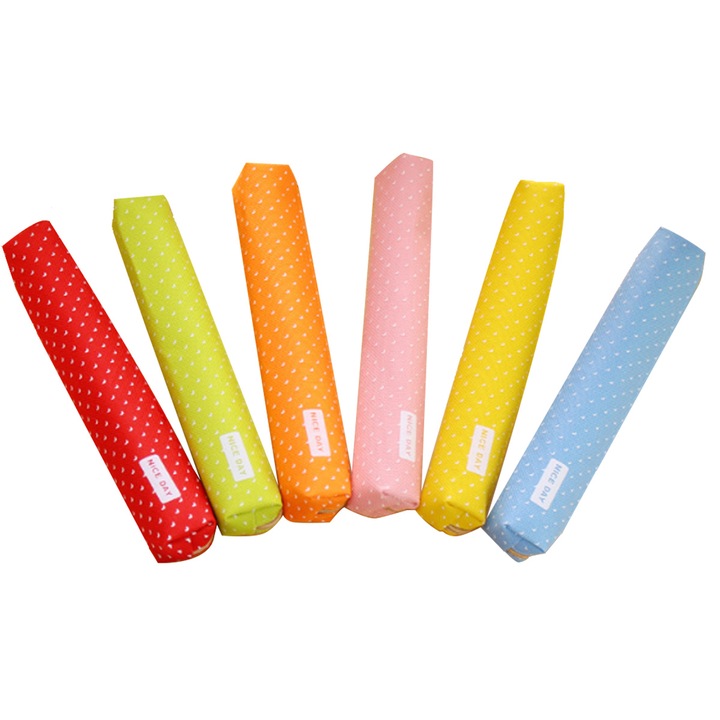 Set 6 penare QttvbTna, buline, multicolor, 19x3x3cm