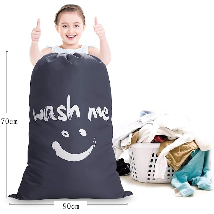 Чанта за пране Enforose, преносима и сгъваема, голям капацитет