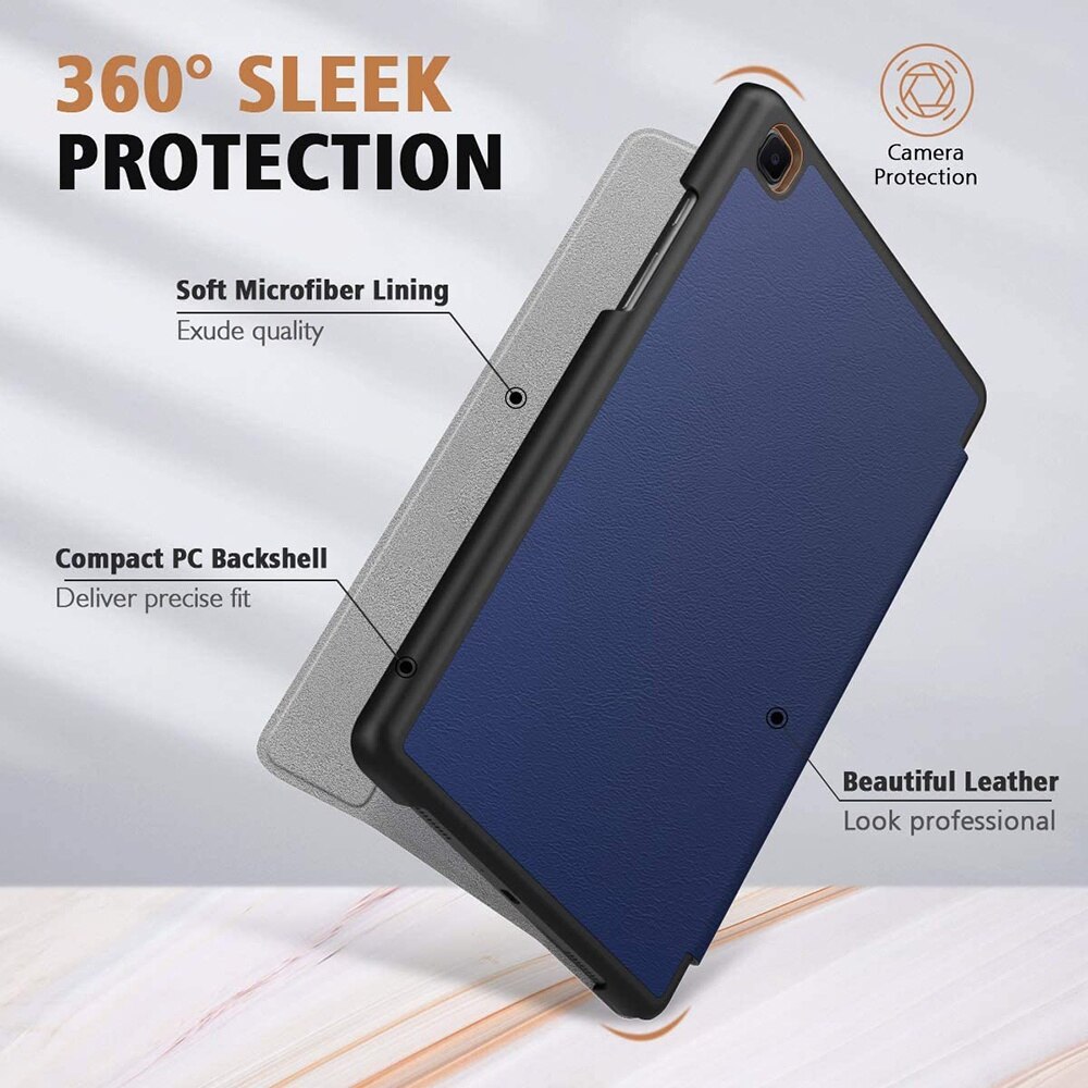 Husa pentru tableta Samsung Galaxy Tab A7 10.4 (2020 / 2022) - Techsuit FoldPro - Albastru