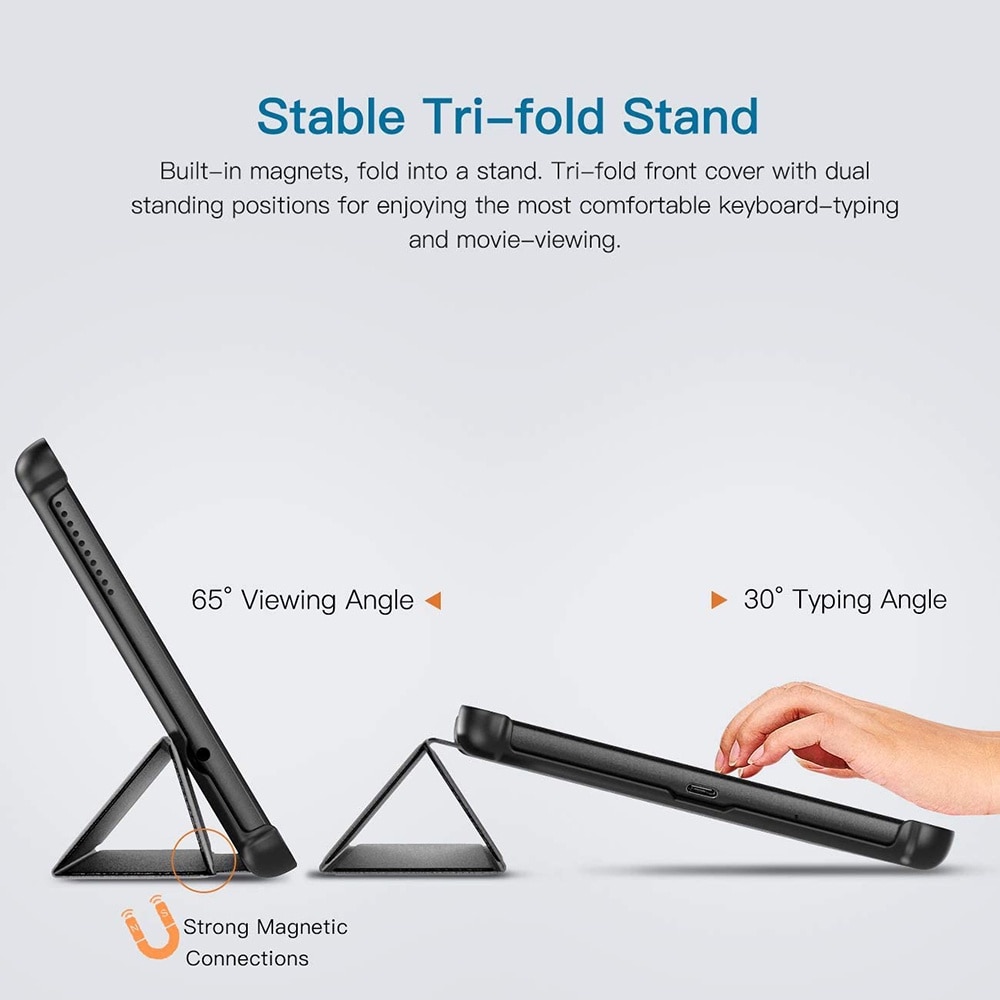 Husa pentru tableta, Smartphosis, Pentru Lenovo Tab M8 HD / Tab M8 3rd Gen, Negru