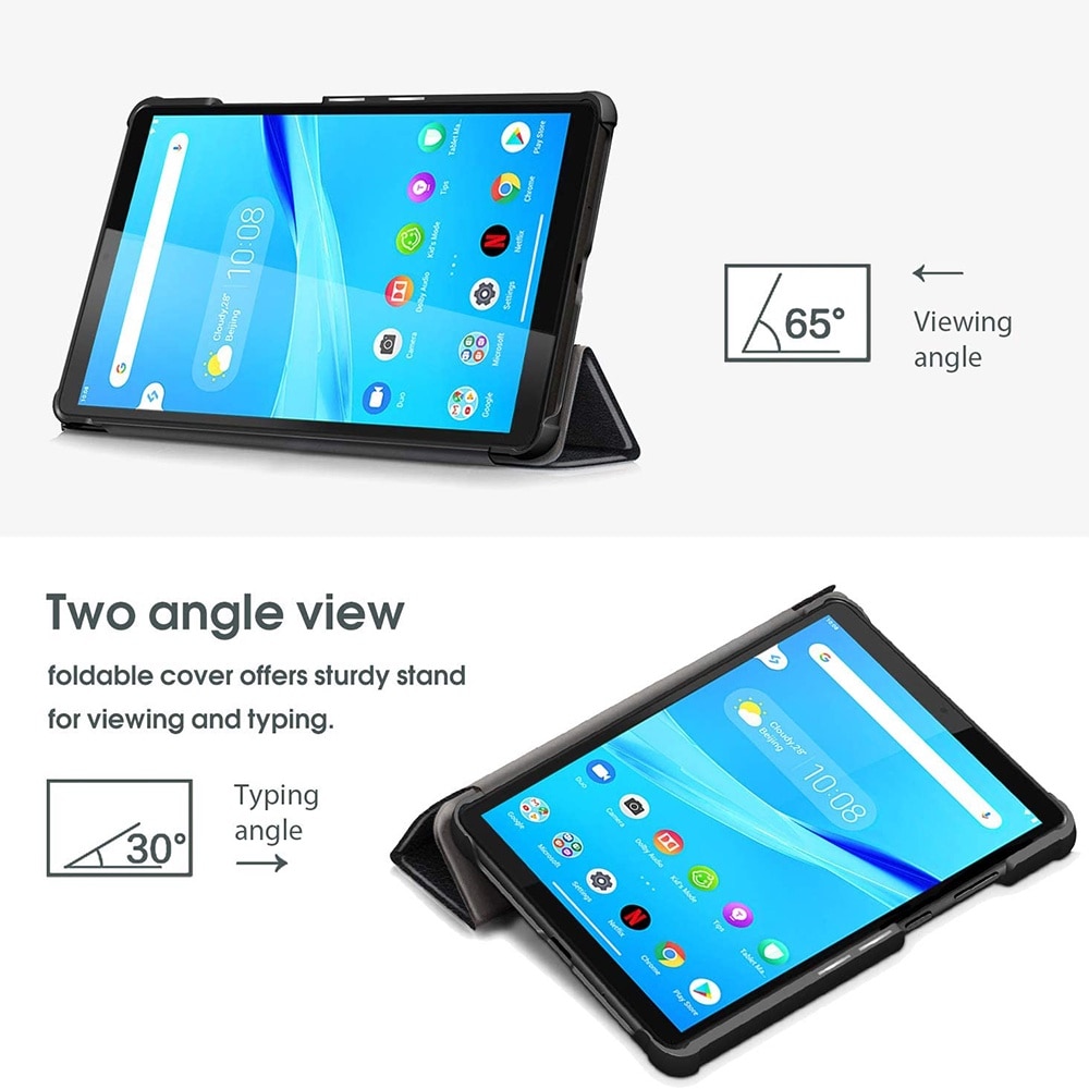 Husa pentru tableta, Smartphosis, Pentru Lenovo Tab M8 HD / Tab M8 3rd Gen, Negru