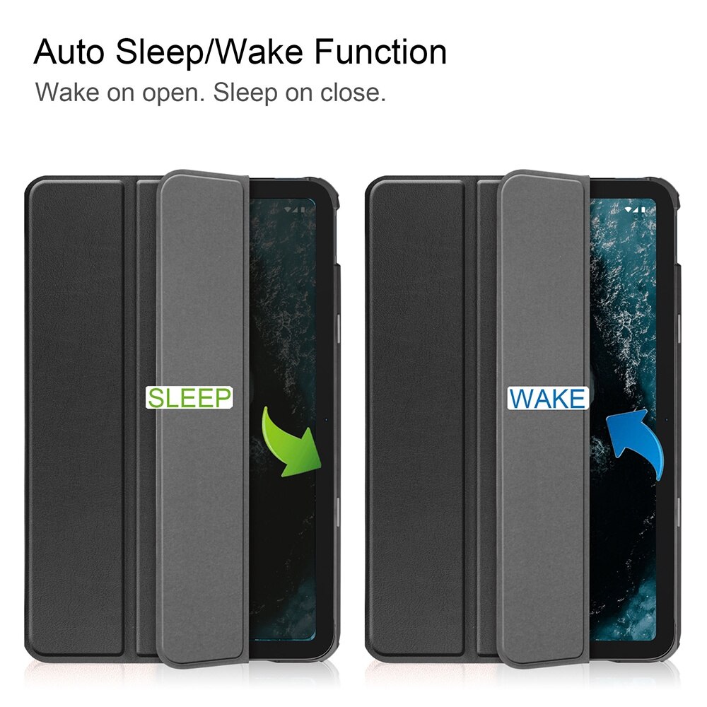 Husa pentru tableta, Smartphosis, Pentru Nokia T20, Negru