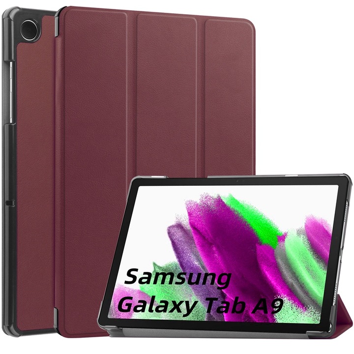 Калъф за Таблет Samsung Galaxy Tab A9 - Techsuit FoldPro - Бордо