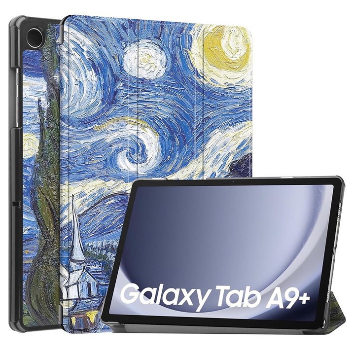 Калъф за Таблет Samsung Galaxy Tab A9 Plus - Techsuit FoldPro - Starry Night