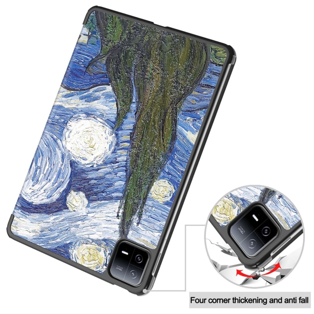 Husa pentru Xiaomi Pad 6/Pad 6 Pro, FoldPro, O35, Microfibra, Starry Night