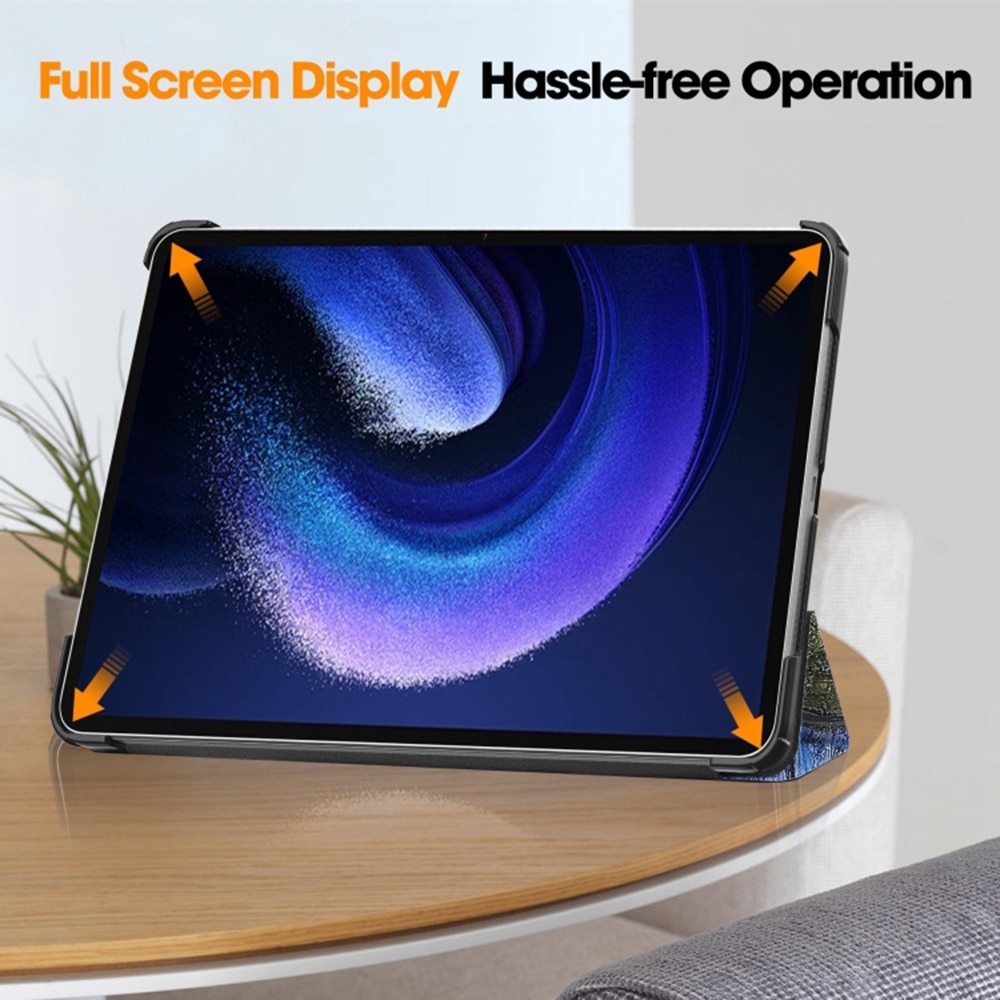 Husa pentru Xiaomi Pad 6/Pad 6 Pro, FoldPro, O35, Microfibra, Starry Night