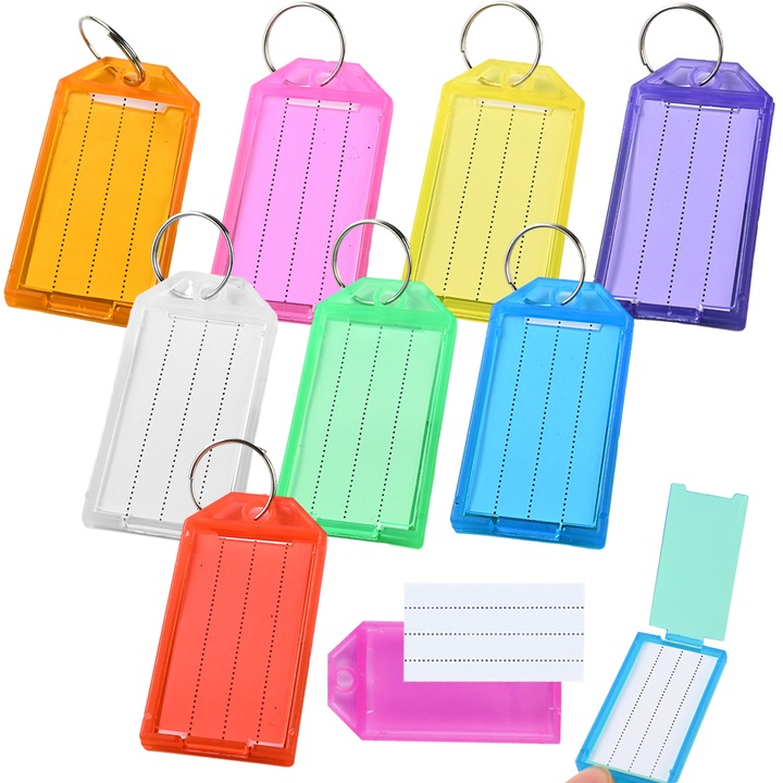 Brelocuri handmade set 8 bucati, multicolor