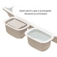 Masa multifunctionala pentru infasat bebelusi, ajustabila, cu multiple spatii de depozitare, picioare prevazute cu roti, simplu de mutat, design elegant, Promerco®