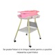 Masa multifunctionala pentru infasat bebelusi, ajustabila, cu multiple spatii de depozitare, picioare prevazute cu roti, simplu de mutat, design elegant, Promerco®