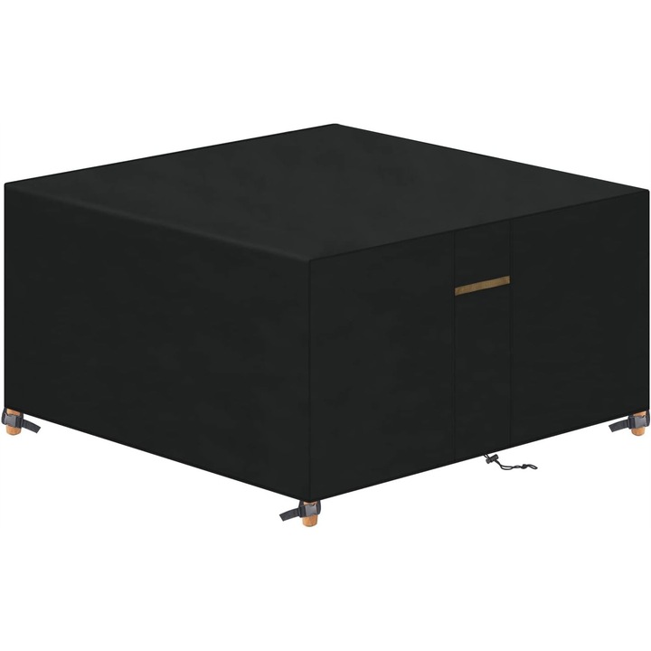 Husa protectie mobilier gradina Luka, Oxford 420D, impermeabila, rezistenta la vant, 250x250x90cm