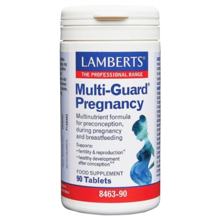 Supliment alimentar pentru sarcina si alaptare LAMBERTS Multi Guard Pregnancy, 90 tablete