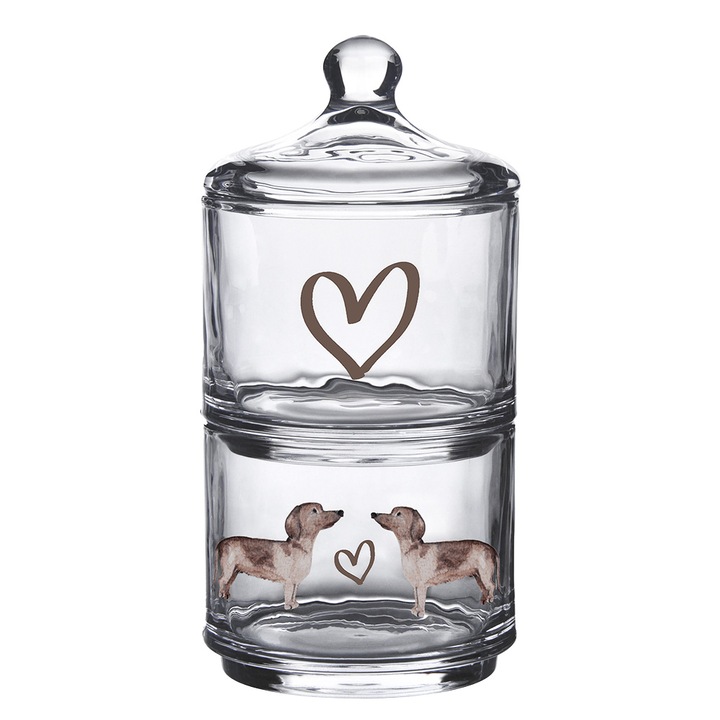 Catelus üvegedény 10x21 cm