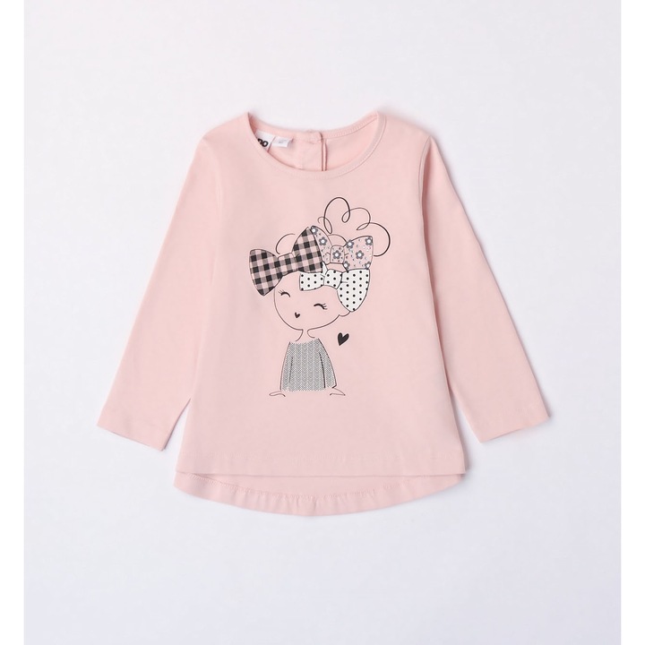 Bluza cu imprimeu pentru fetite, I Do, 4.7573, Roz