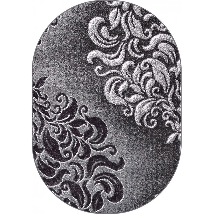 Covor Modern, Home Vista, Mira 24031, Oval, Gri, 50x80 cm