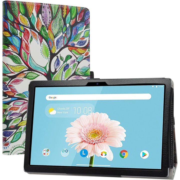 Husa tableta Love Tree, LiuShan, functie suport, pentru TECLAST P20HD/M40, 10.1 inch, multicolor