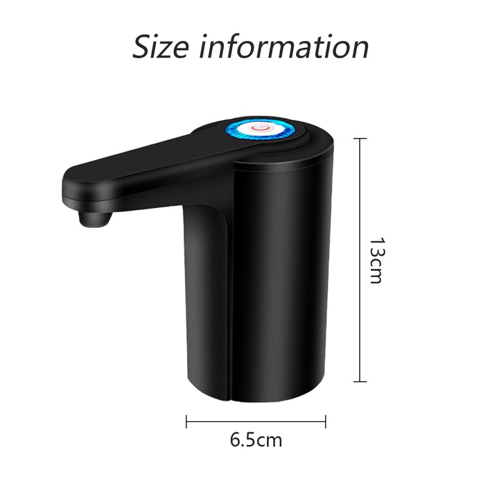 Elektromos vízadagoló, QttvbTna, összecsukható, 1200mAh, többszínű
