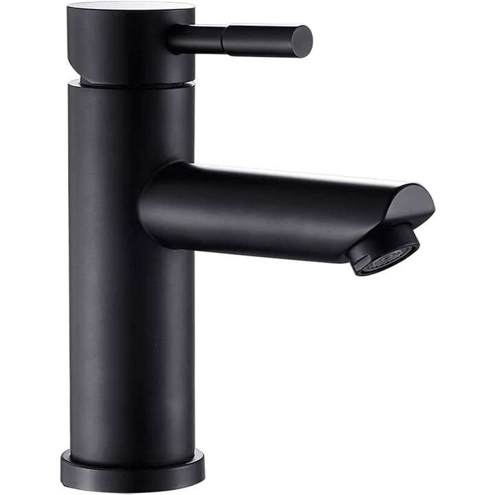 Baterie baie QttvbTna, Inox, negru, 13.5x18.5x4.2cm