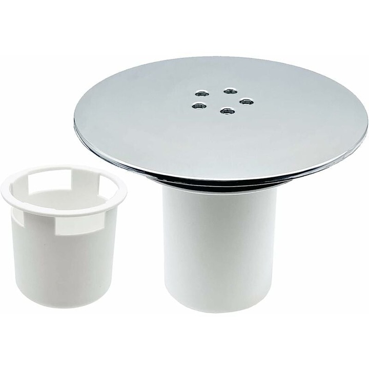 Dop de dus, 115mm, capac cromat