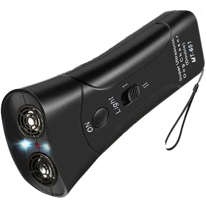 Ultrahangos készülék kutyáknak, QttvbTna, zseblámpa, fekete