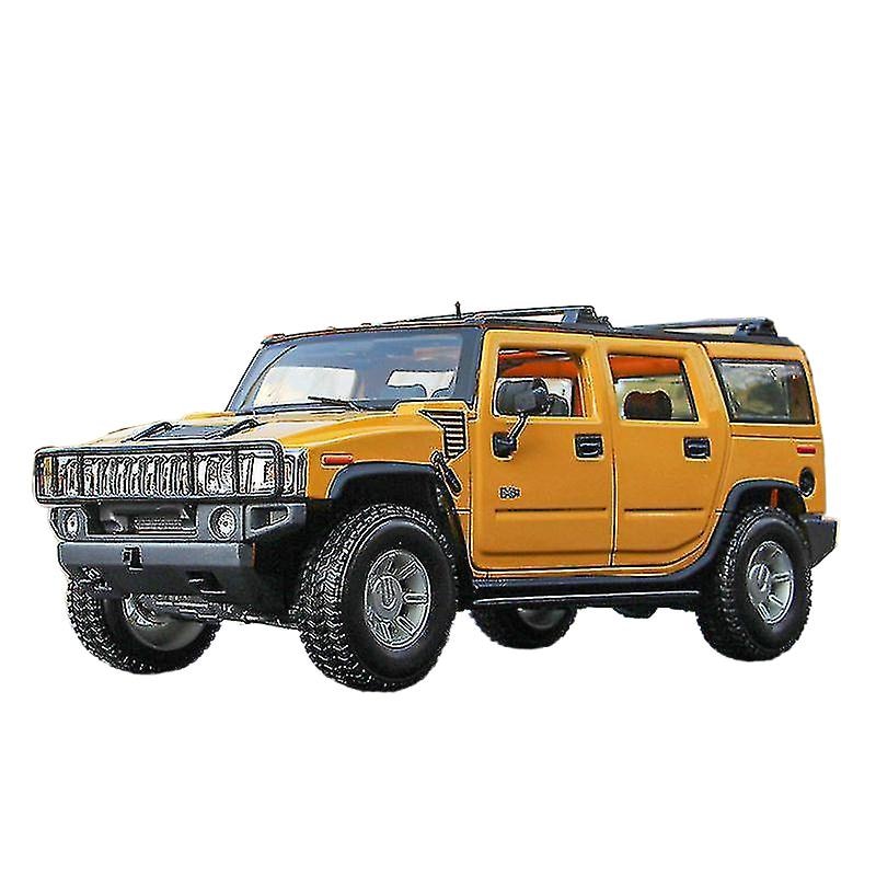 Masina de colectie Hummer H2, model 1:18, metal, 26x13x9cm, set