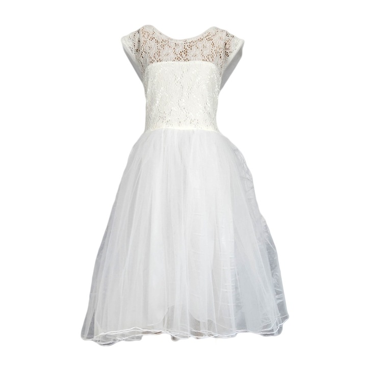 Rochie eleganta cu trena, model Flori