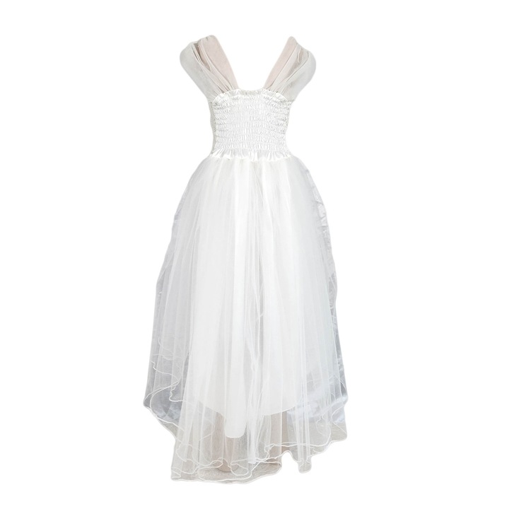 Rochie eleganta cu trena, model Flori