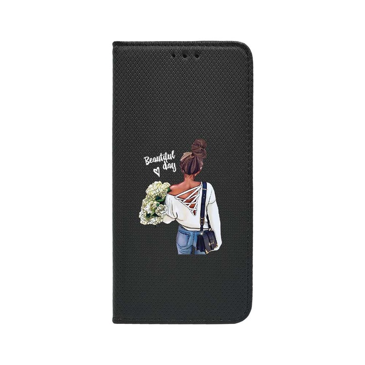 Калъф BestCase® тип книга, флип калъф, съвместим с Xiaomi Redmi Note 13 Pro Plus 5G, Mom's Beautiful Day, магнитно закопчаване, джоб за карта, FLB 561