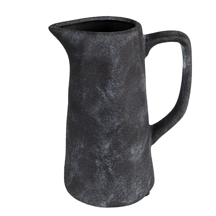 Carafa decorativa ceramica gri 20x13x25 cm