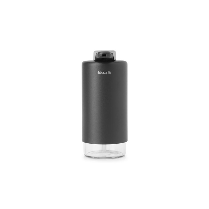 Дозатор Brabantia SinkStyle Mineral Infinite Grey, 200ml, За течен сапун, Черен