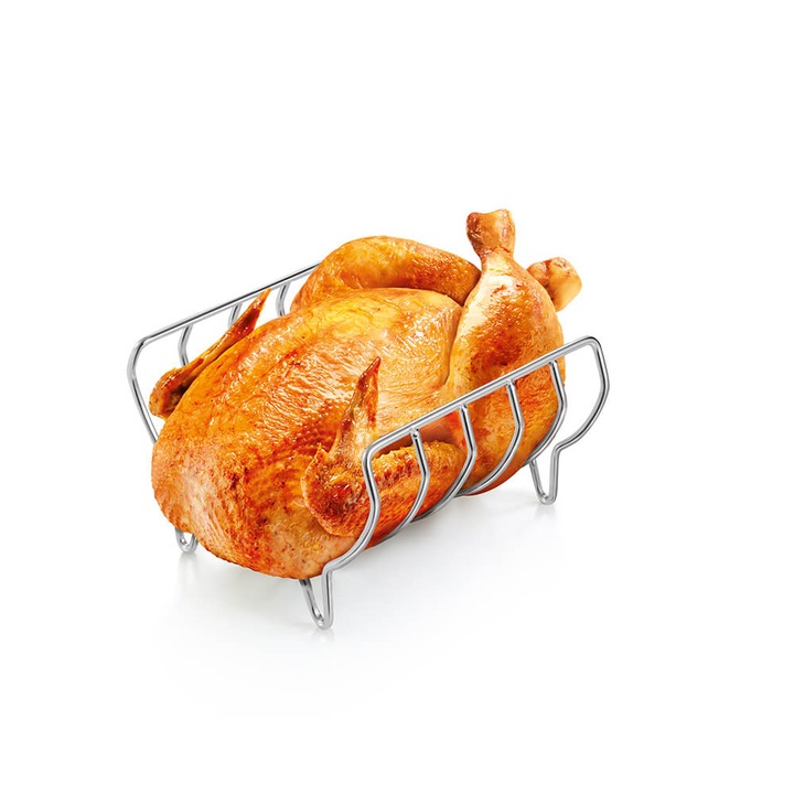 Tescoma Grandchef állvány, csirkéhez, ezüst