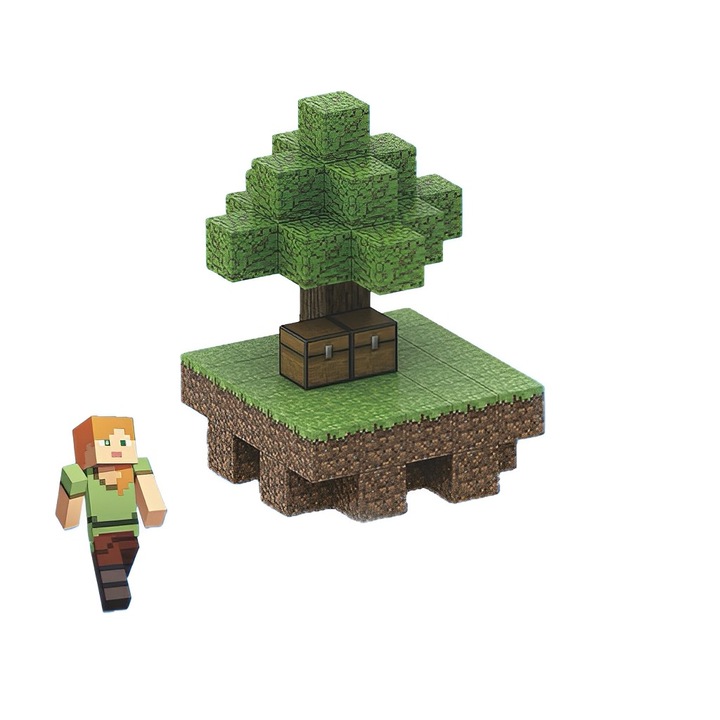 Конструктор, Влезте в света на MINECRAFT, Магнитен, 64 броя