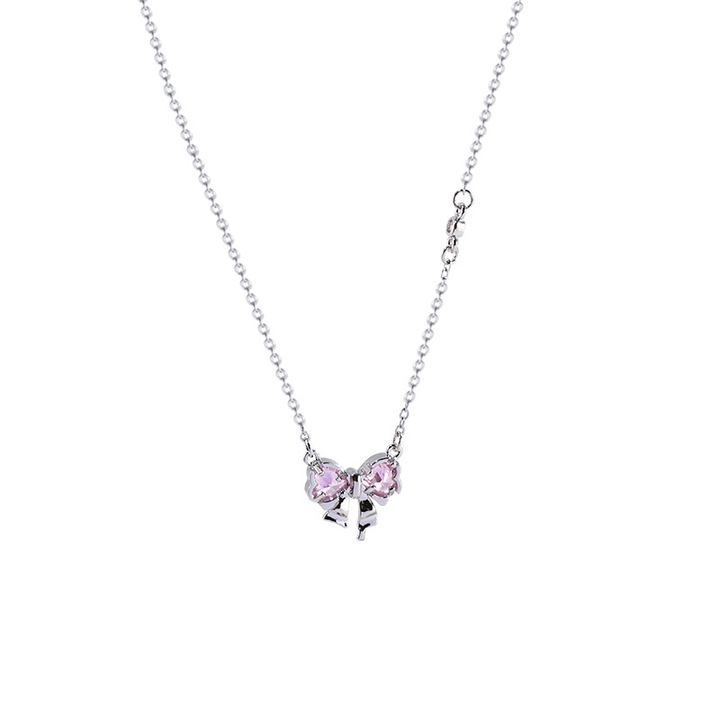 Colier dama, YISYNIM, Otel titan, Argintiu