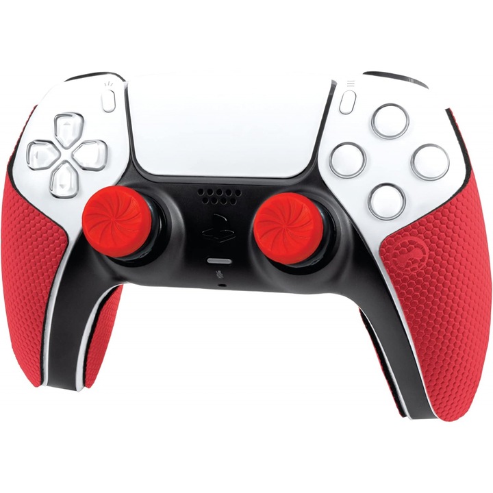 Accesoriu controller Kontrolfreek Performance Inferno Kit PS5 cu butoane interschimbabile și gripuri incluse pentru DualSense