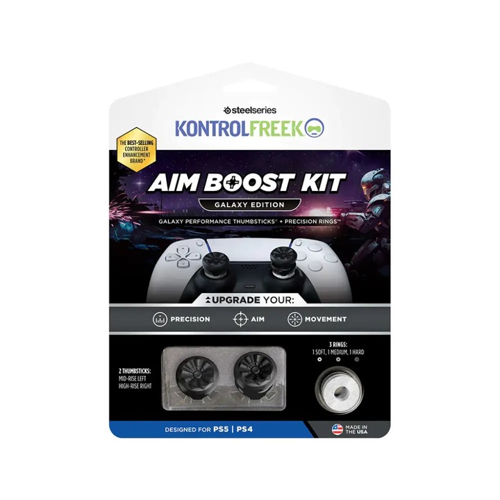 Accesoriu KontrolFreek Performance Thumbsticks + Precision Rings Galaxy Edition