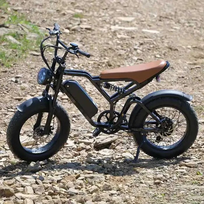 Eлектрически Фатбайк V8 с предно и задно окачване, 350w, 48V, 13AH ...