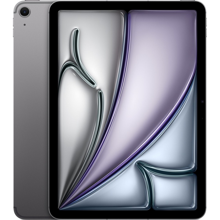 Таблет Apple iPad Air 13 6th Gen, Space Grey, Cellular с процесор 8x Apple M2 (3.50 GHz), 13.0", 8 GB, 1 TB, IPadOS 17.4, Сив