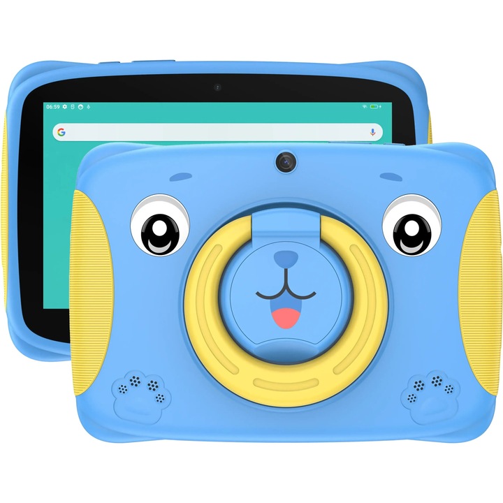 Таблет Blackview Tab 3 Kids, Undersea Blue с процесор 4x Cortex-A7 (1.3 GHz), 2 GB, 32 GB, Android 13, Син