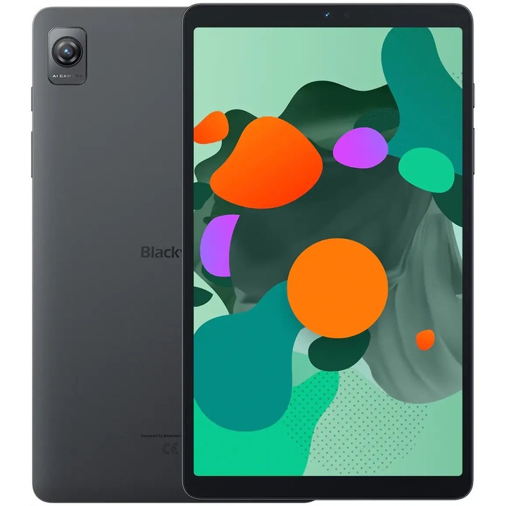 Таблет Blackview Tab 60, Lron Grey с процесор 2x Cortex-A75 (1.6 GHz) + 6x Cortex-A55 (1.6 GHz), 4 GB, 128 GB, Android 14, Сив