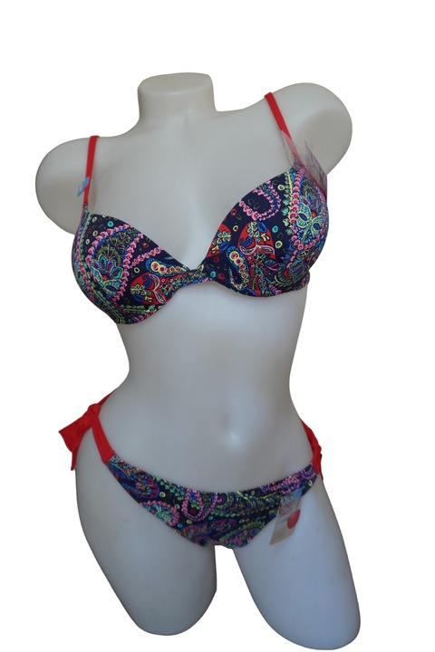 Costum de baie, Cherry beach, Art 23825, Set doua piese, Multicolor, 70C/S