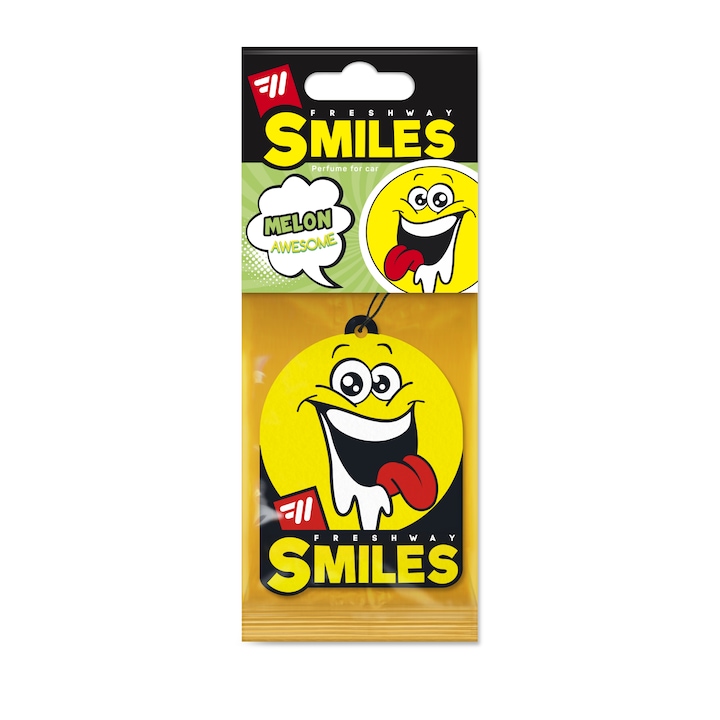 Ароматизатор за кола FRESH WAY Smiles, Melon