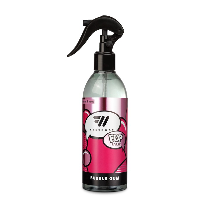 Ароматизатор Спрей за кола 300ml FRESH WAY POP SPRAY, Bubble Gum
